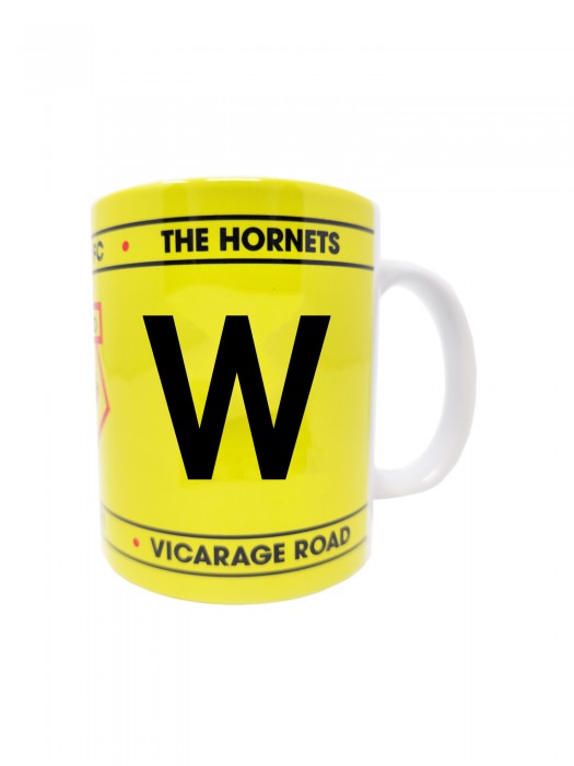 INITIAL MUG LETTER W