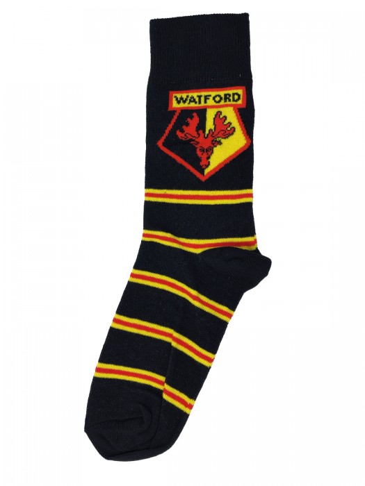 BLACK RETRO STRIPE SOCKS