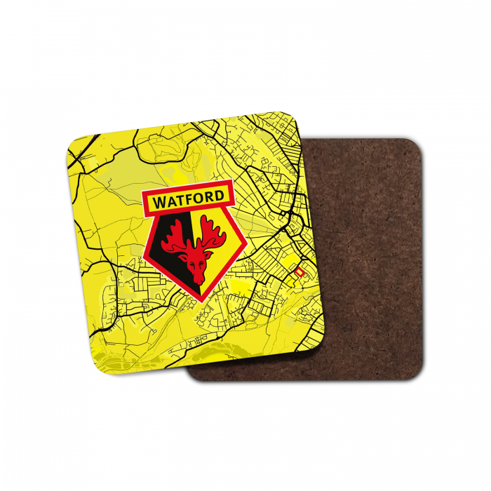 WATFORD MAP COASTER