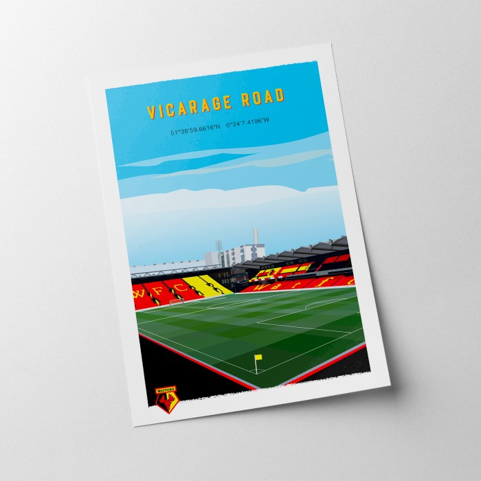 WATFORD STADIUM PRINT
