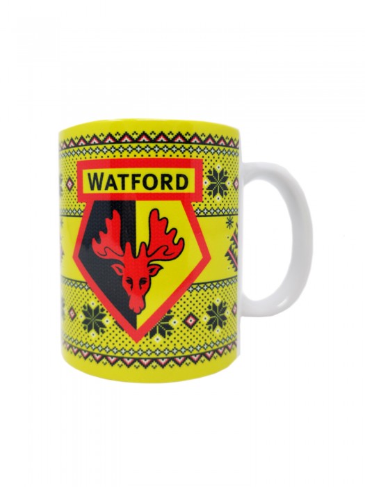 CHRISTMAS KNIT CREST MUG
