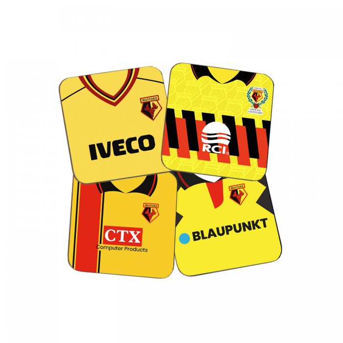 RETRO KIT COASTERS SET OF 4 RETRO KIT COASTERS SET OF 4