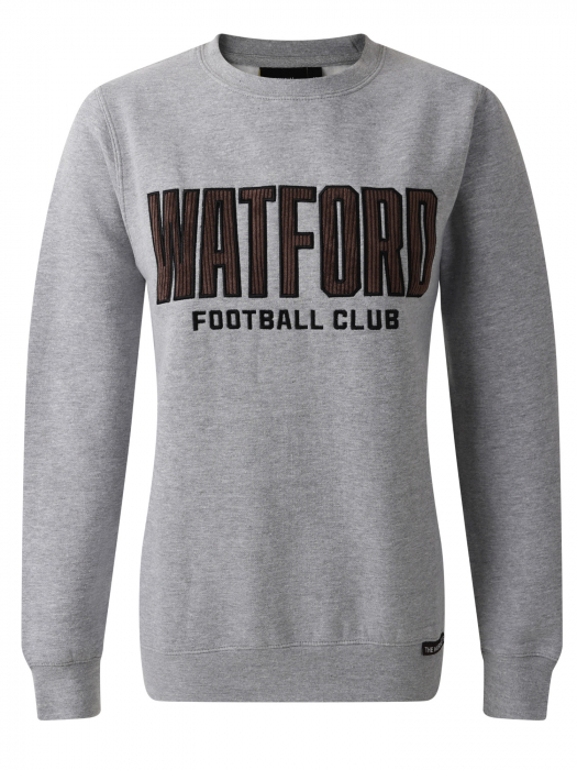 WOMENS GREY CORDUROY SWEAT
