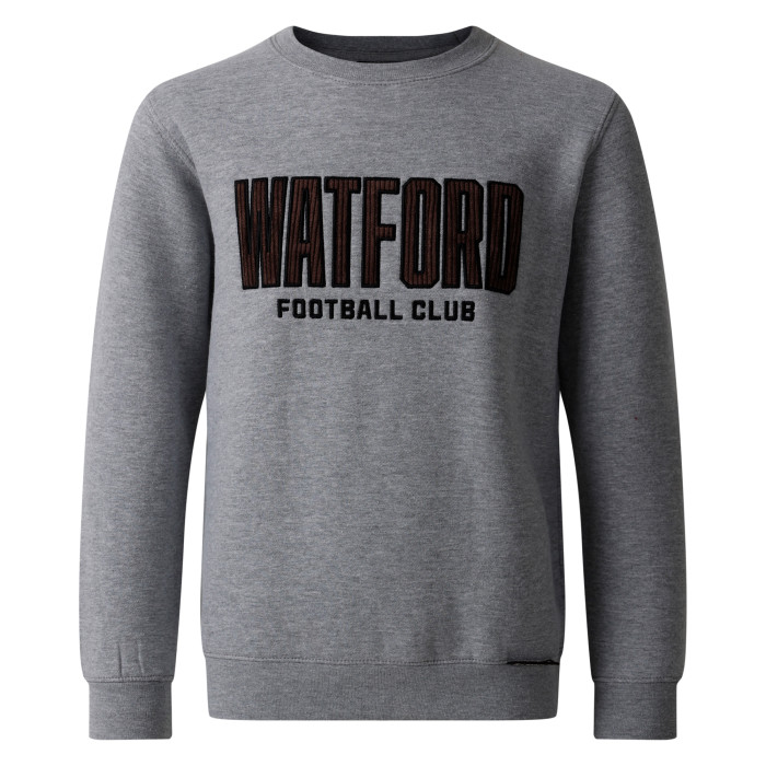 JUNIOR GREY CORDUROY SWEAT