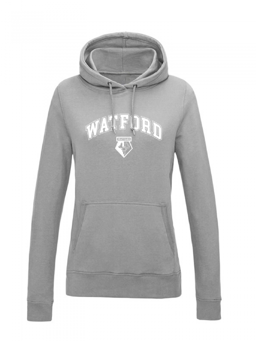 WOMENS COLLEGIATE GREY  HOODIE