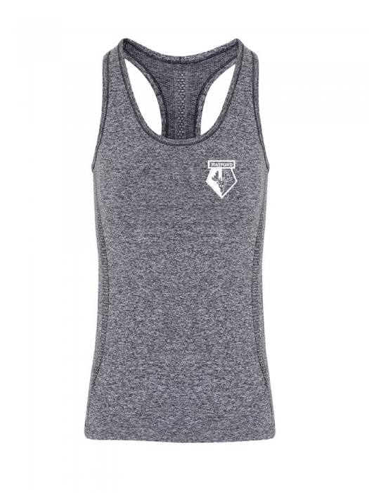 WOMENS CHARCOAL GYM VEST