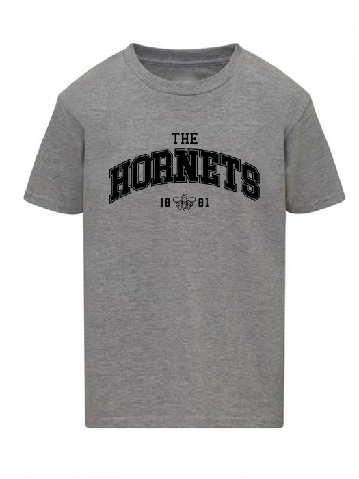 JUNIOR COLLEGIATE GREY TEE