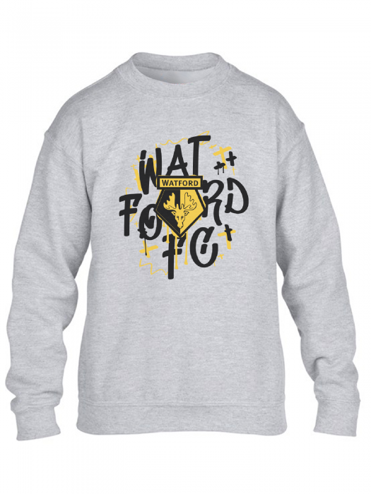 JUNIOR GRAFFITI GREY SWEAT