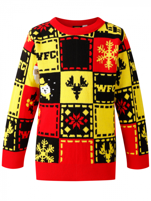JUNIOR PATCHWORK CHRISTMAS JUMPER 