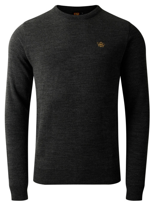 ADULT ANTHRACITE CREW NECK JUMPER 