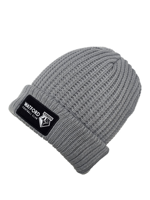 GREY WAFFLE BEANIE