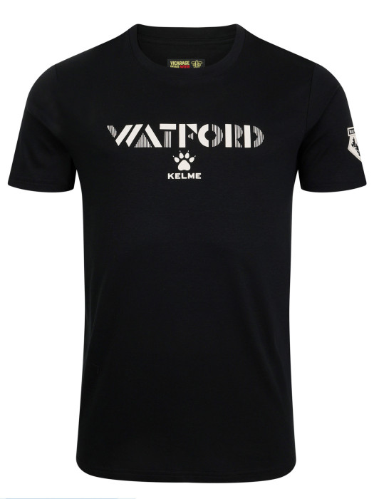 24/25 ADULT BLACK TRAVEL TEE
