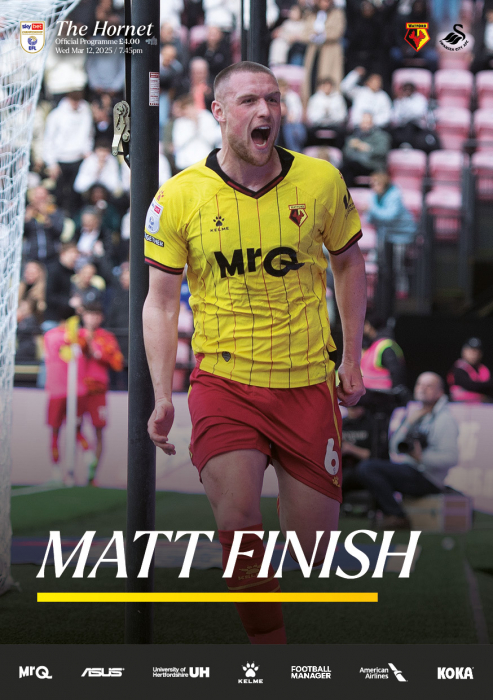 2024/25 WATFORD V SWANSEA CITY PROGRAMME