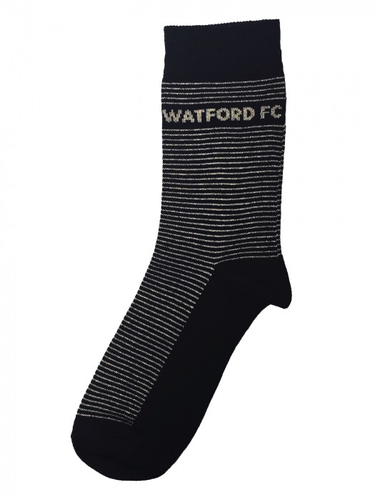 WOMENS GOLD STRIPE LUXURY SOCKS