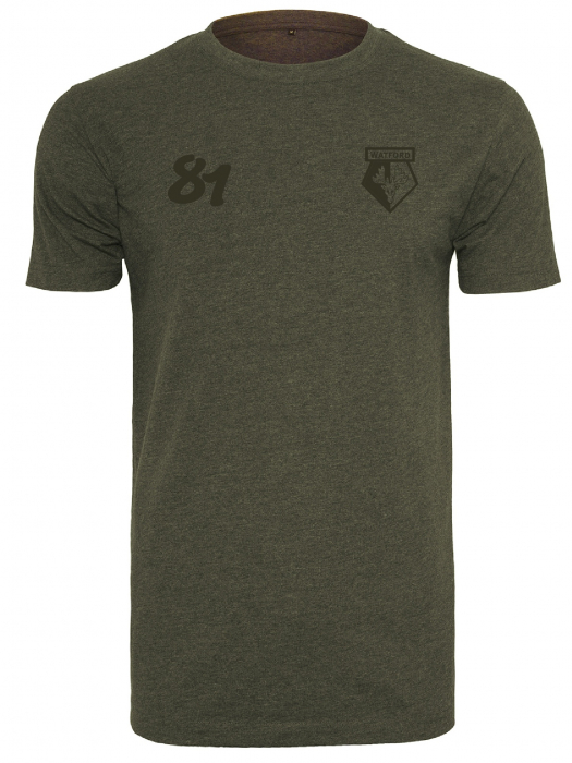MENS OLIVE 81 CREST TEE