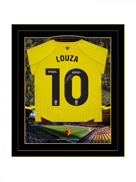 2024/25 LOUZA SIGNED FRAMED HOME SHIRT 2024/25 LOUZA SIGNED FRAMED HOME SHIRT