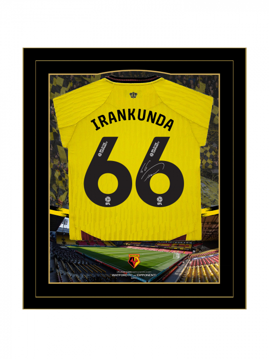 2024/25 IRANKUNDA SIGNED FRAMED HOME SHIRT 2024/25 IRANKUNDA SIGNED FRAMED HOME SHIRT
