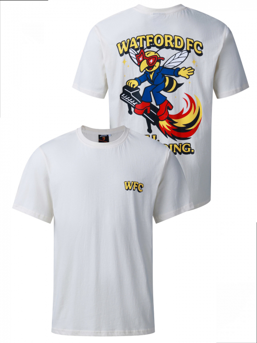 ADULTS ROCKET HORNET BACK PRINT TEE