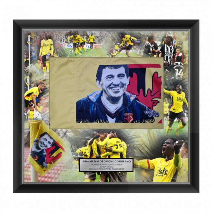 GRAHAM TAYLOR 22/23 CENTENARY FRAMED CORNER FLAG