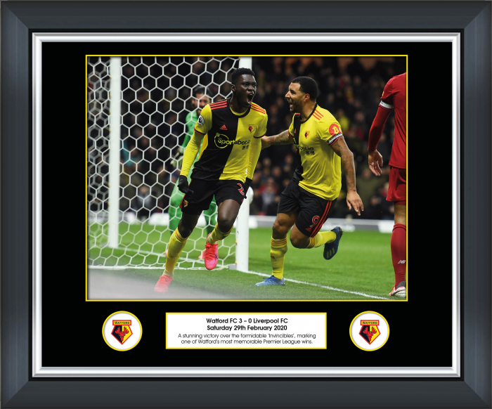 WFC MOMENTS FRAMED PRINT 20 x 16 v LIVERPOOL