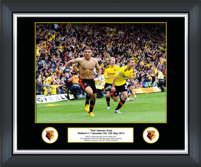 WFC MOMENTS FRAME PRINT 20 x 16 DEENEY v LEICESTER WFC MOMENTS FRAME PRINT 20 x 16 DEENEY v LEICESTER