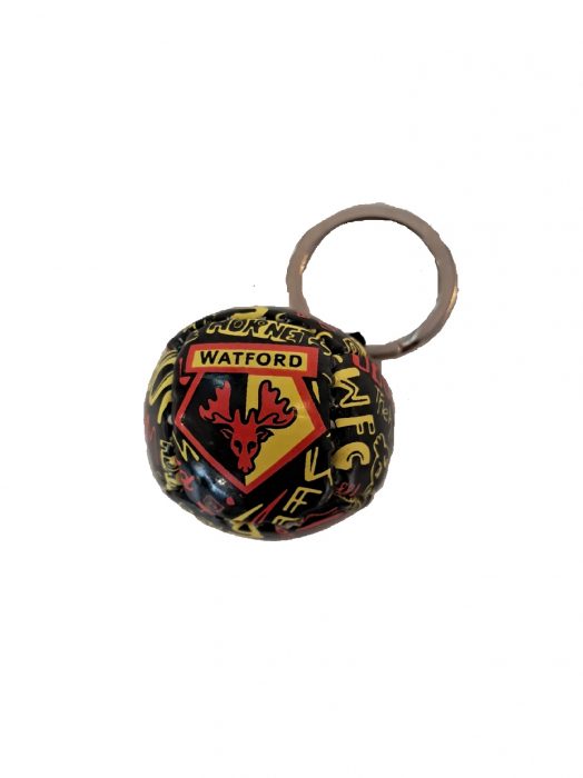 LEATHER BALL KEYRING