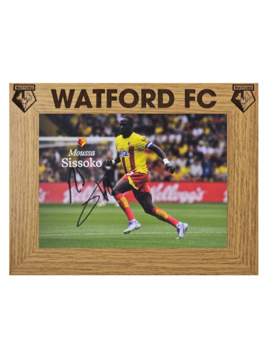 25/26 MOUSSA SISSOKO SIGNED BAMBOO PHOTO FRAME