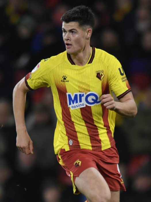 KJERRUMGAARD MATCH WORN & SIGND HOME SHIRT V PREST