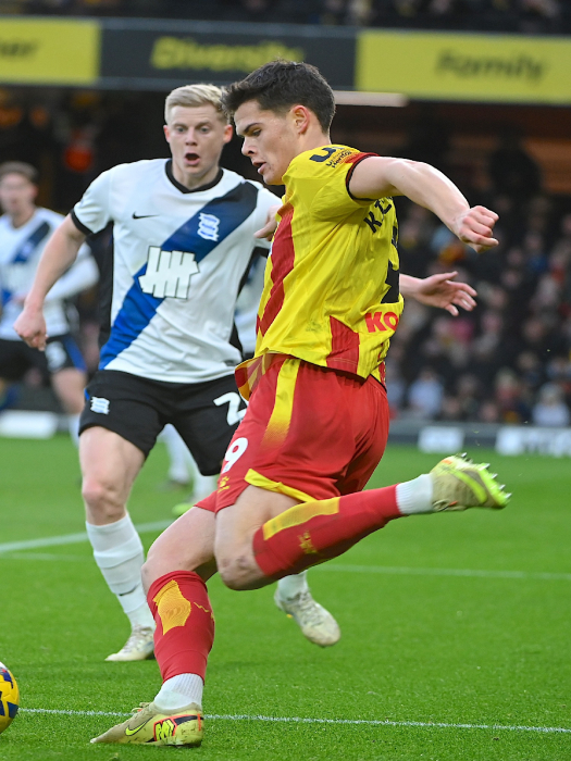 KJERRUMGAARD WORN & SIGNED HOME SHIRT V BIRMINGHAM