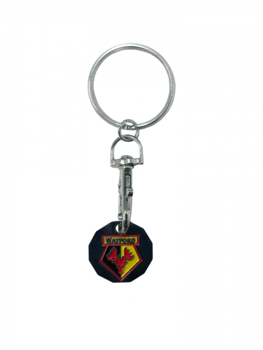 TROLLEY COIN CREST KEYRING