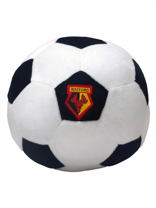 WHITE PLUSH FOOTBALL