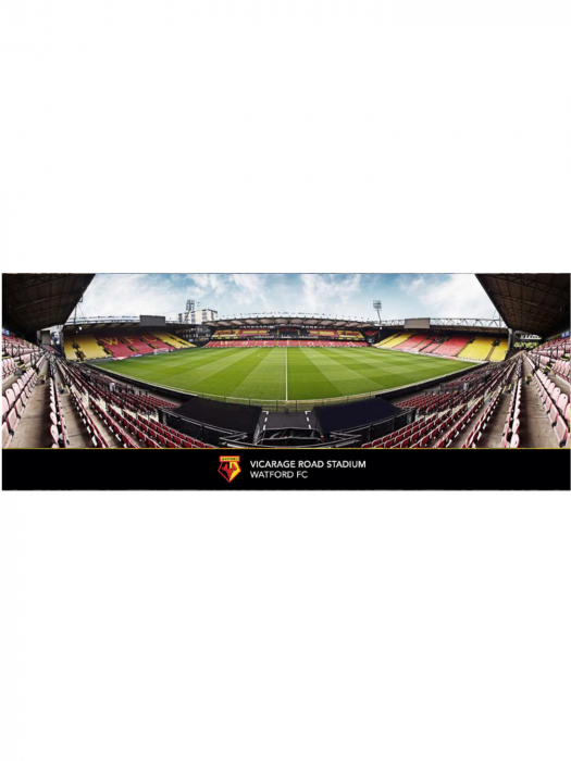 36 X 14 VICARAGE ROAD STADIUM CANVAS PRINT