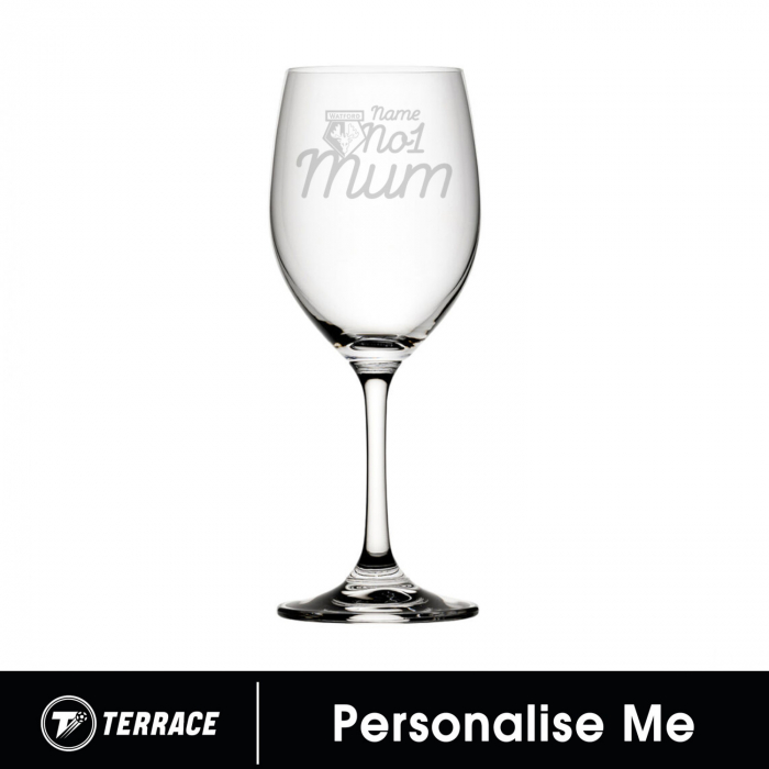 PERSONALISED ENGRAVED NO1 MUM 410ml WINE GLASS