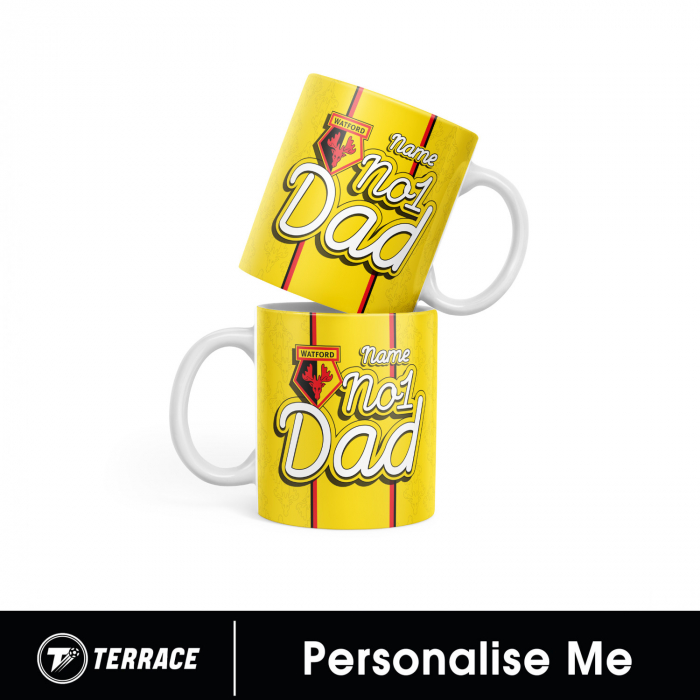 NO1 DAD PERSONALISED MUG