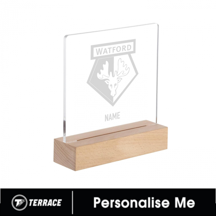 PERSONALISED CREST LED ACRYLIC LIGHT