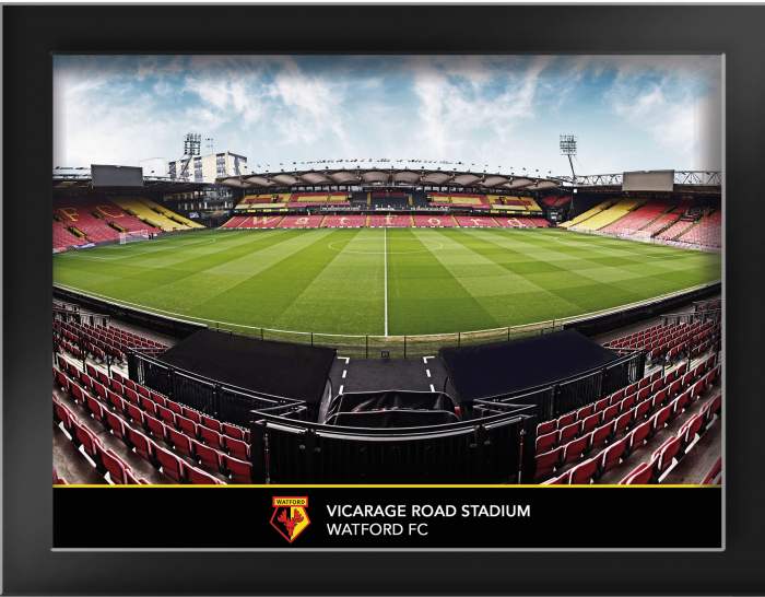 Stadium Tempered Glass Framed Print - 8 x 6 Inch